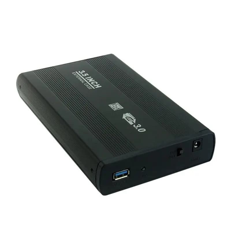 A29F-3.5 Inch HDD Case USB 3.0 To SATA External Hard Drive Enclosure High Speed Hard Drive Reader Adapter EU Plug