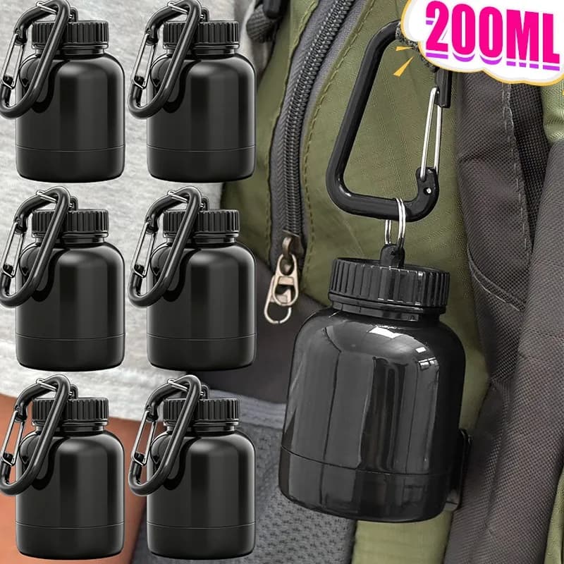 Portable Powder Protein Dispenser PP Supplement Container for Food Use for Gym Fitness Travel Sport Pre Training Shaker Bottle