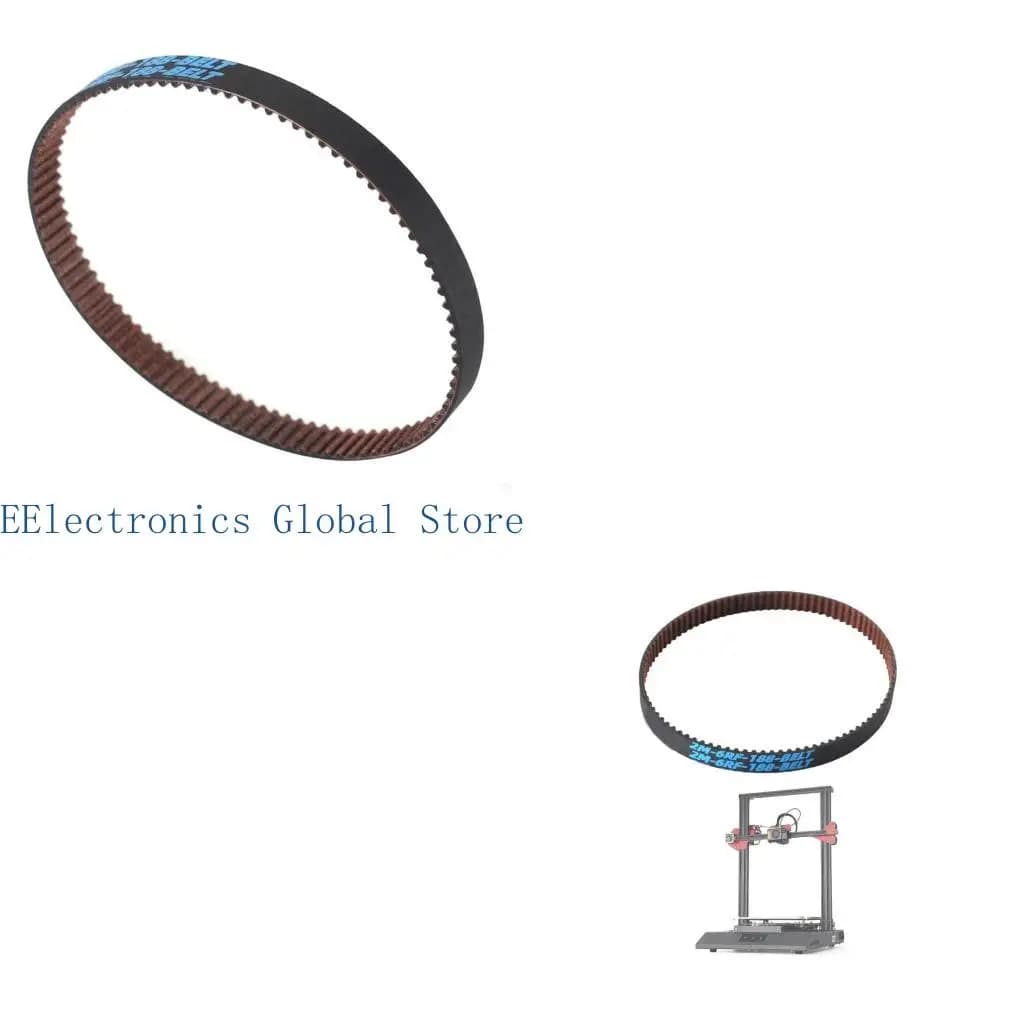 462B 2GT GT2 Cintura anello chiuso Cinghia dentata in gomma Cinghia sincrona Larghezza 6MM Parti della stampante 3D per 3D