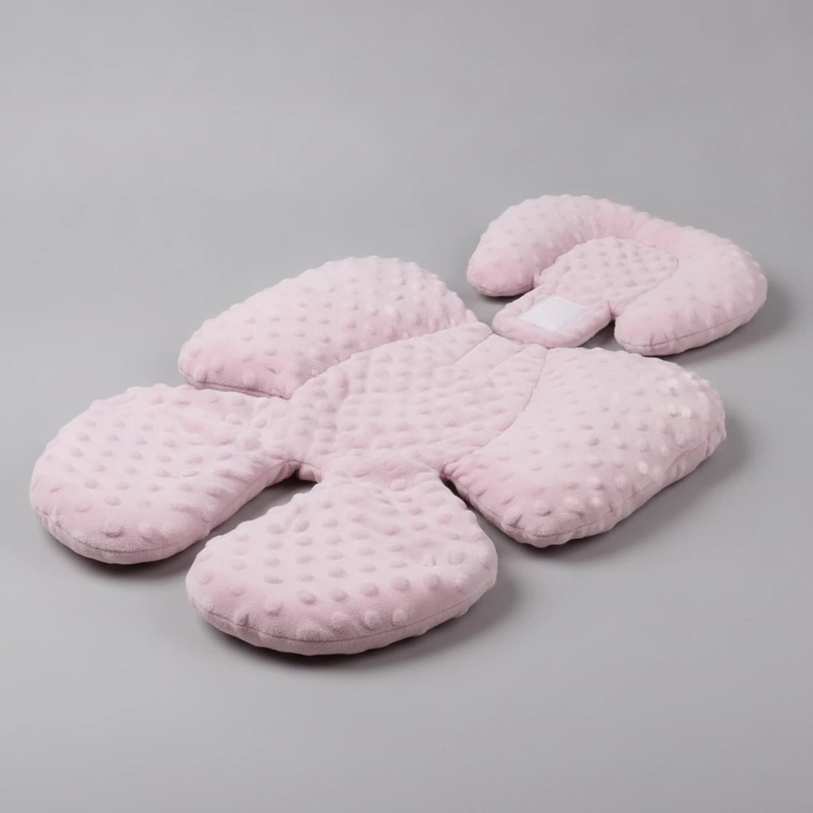 Stroller Cushion with Head Support Textured Infant Car Seat Insert with Head Support Stroller Seat Pad Soft Supportive