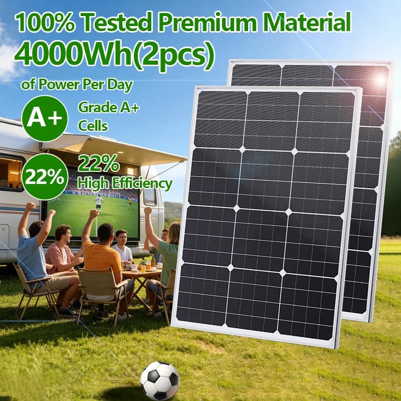 2000W Rigid Glass Solar Panel, Anti-Reflective Coated Tempered Glass, High-Wattage for Residential and Commercial Ground-Mount