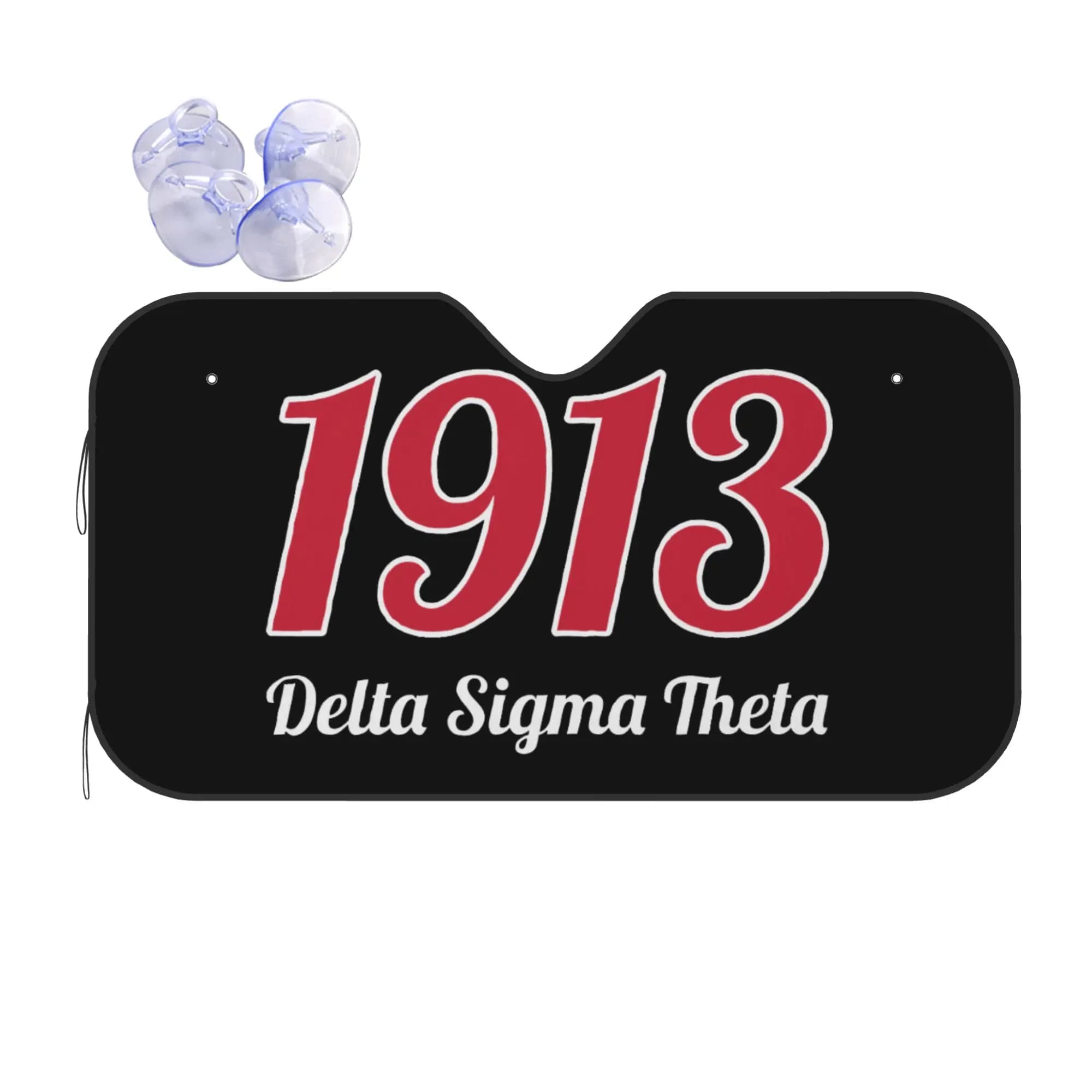 Windshield Sun Shade Car Delta Sigma Theta Solar Reflector Protector Visor Screen Heat Insulation Cover Cover Vehicle Windscreen
