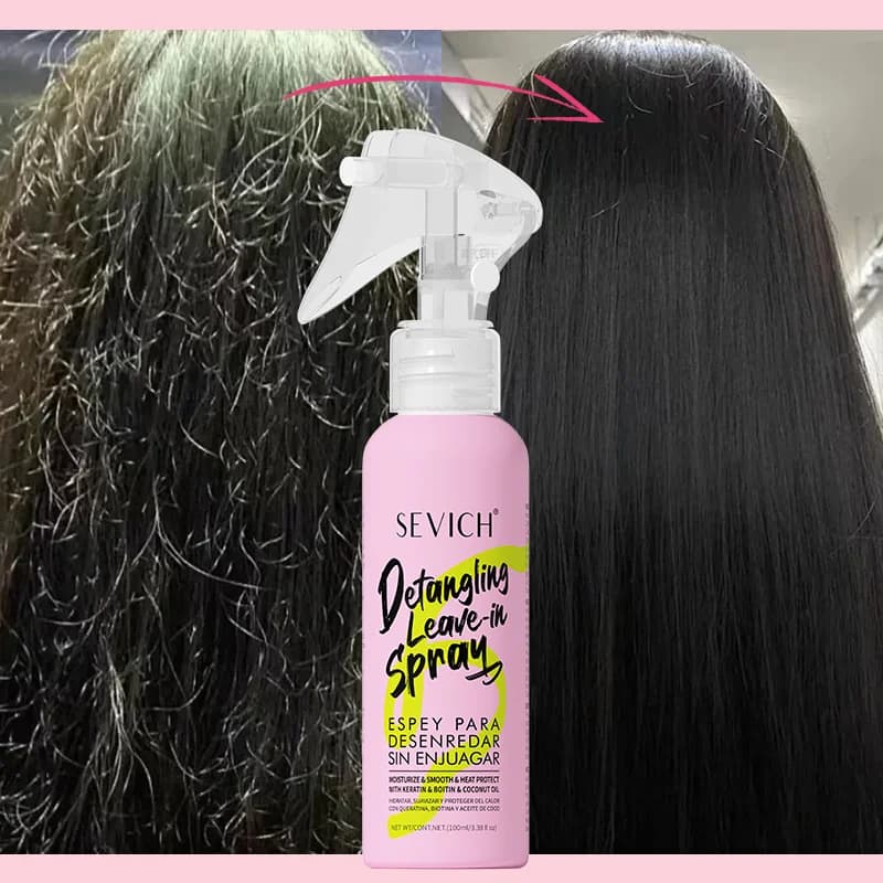 Balsamo spray risciacquo per lisciare i capelli, lisciare, maschera per il trattamento dei capelli alla cheratina lucida, ripara l'olio per la cura dei capelli secchi e danneggiati