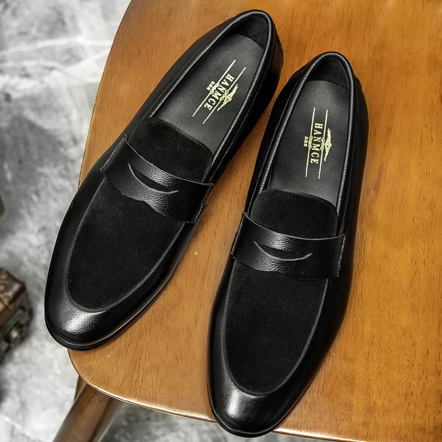 Hanmce Fashion dod England Casual Handmade Luxury Moccasins Shoes Real Men's Leather 360-A16