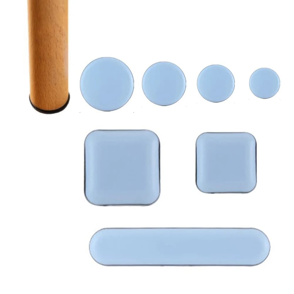 36pcs Self-Adhesive Furniture Foot Pads Rubber Anti-Slip Circular Bumper Pad For Table Chair Cutting Board Electronic Craft