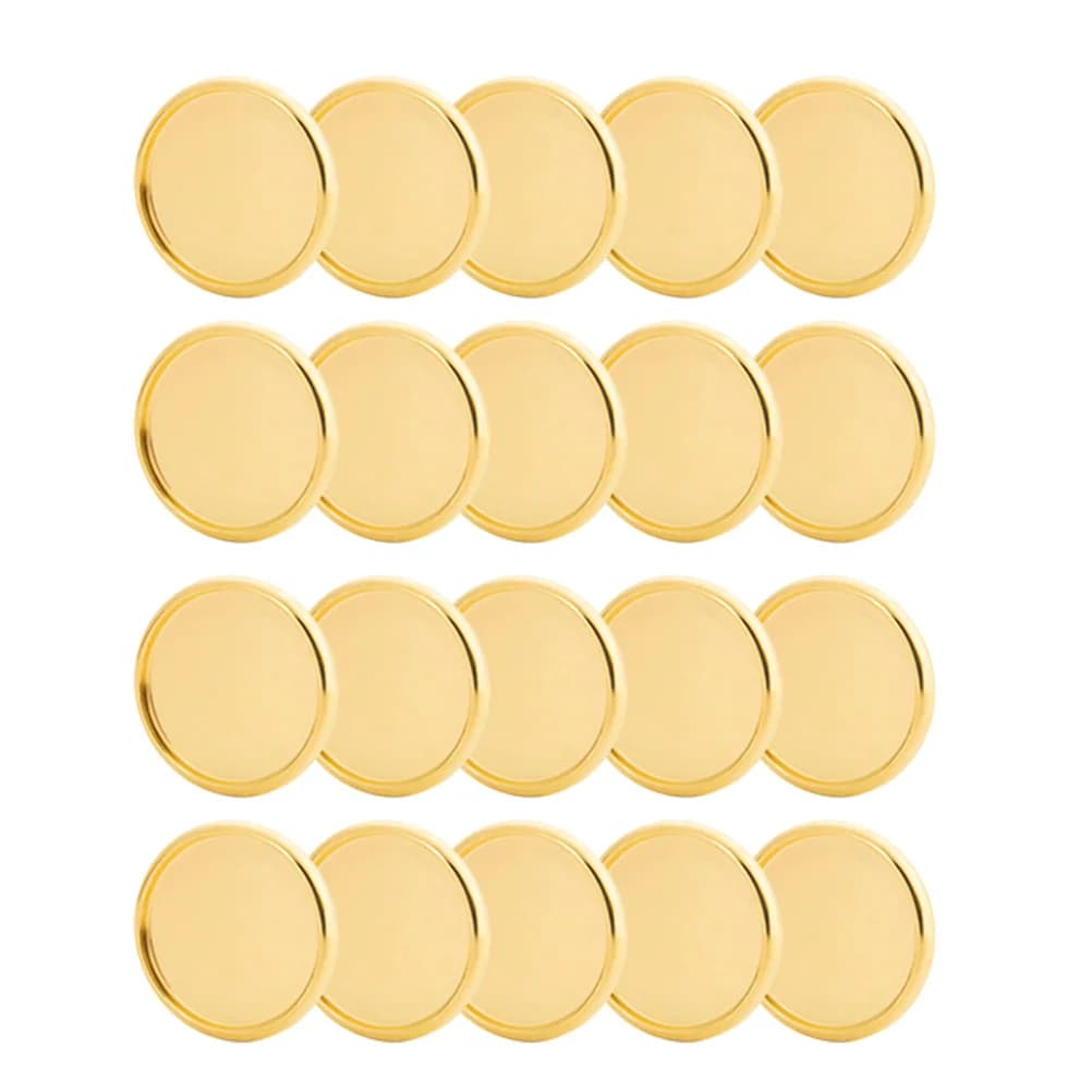 20 Pezzi Anelli in Plastica ABS per Rilegatura, Dischi per Rilegatura Fai-da-Te, Fibbie per Planner, Dischi di Fissaggio per Quaderni e Scrapbook