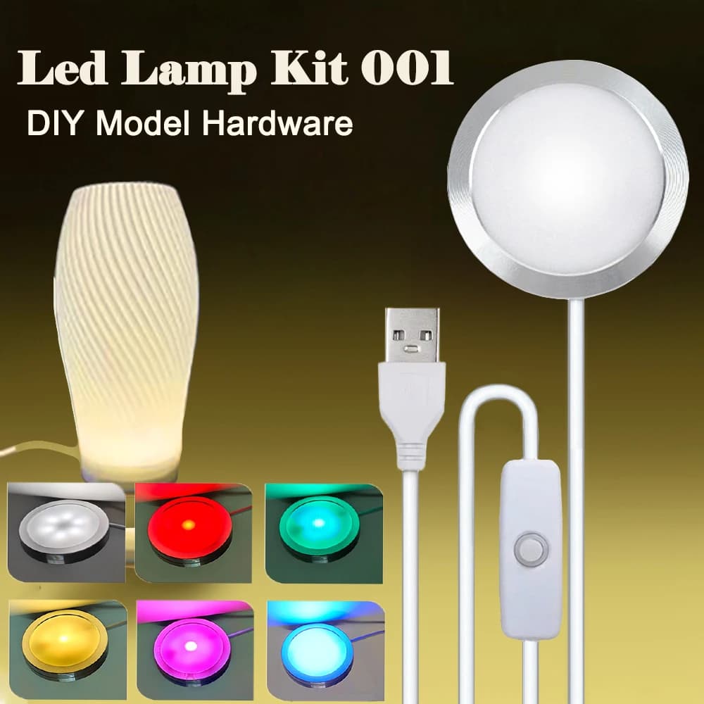 Per Bambu Lab Kit luce regolabile Kit luce hardware luce a led 001 Parti luce a led Modello fai da te Accessori per stampante 3D