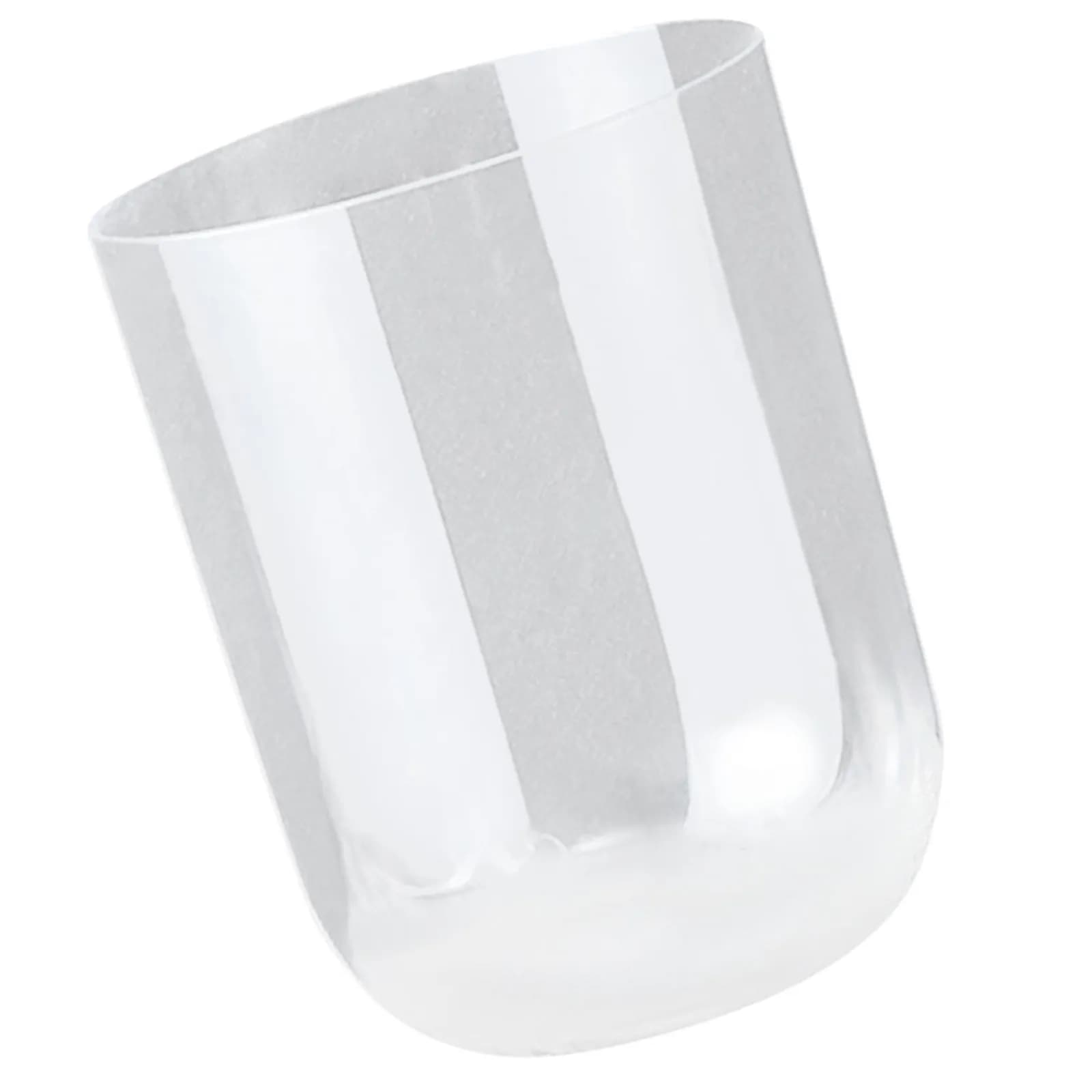 Clear Garbage Can Large Capacity Simple Style Trash Bucket for Bedroom Living Room Home Waste Storage Bin Transparent Trash