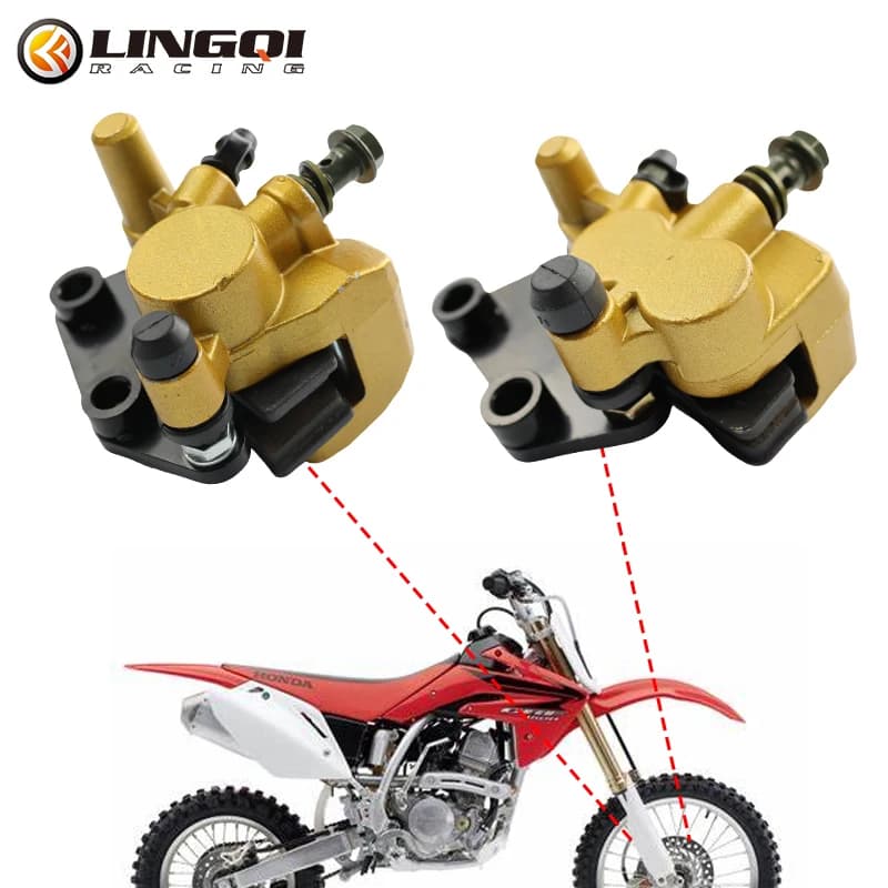 LINGQI Morsetto pinza idraulica cilindro pompa olio freno a disco anteriore per piccole bici fuoristrada Dirt Pit Bike accessori modificati