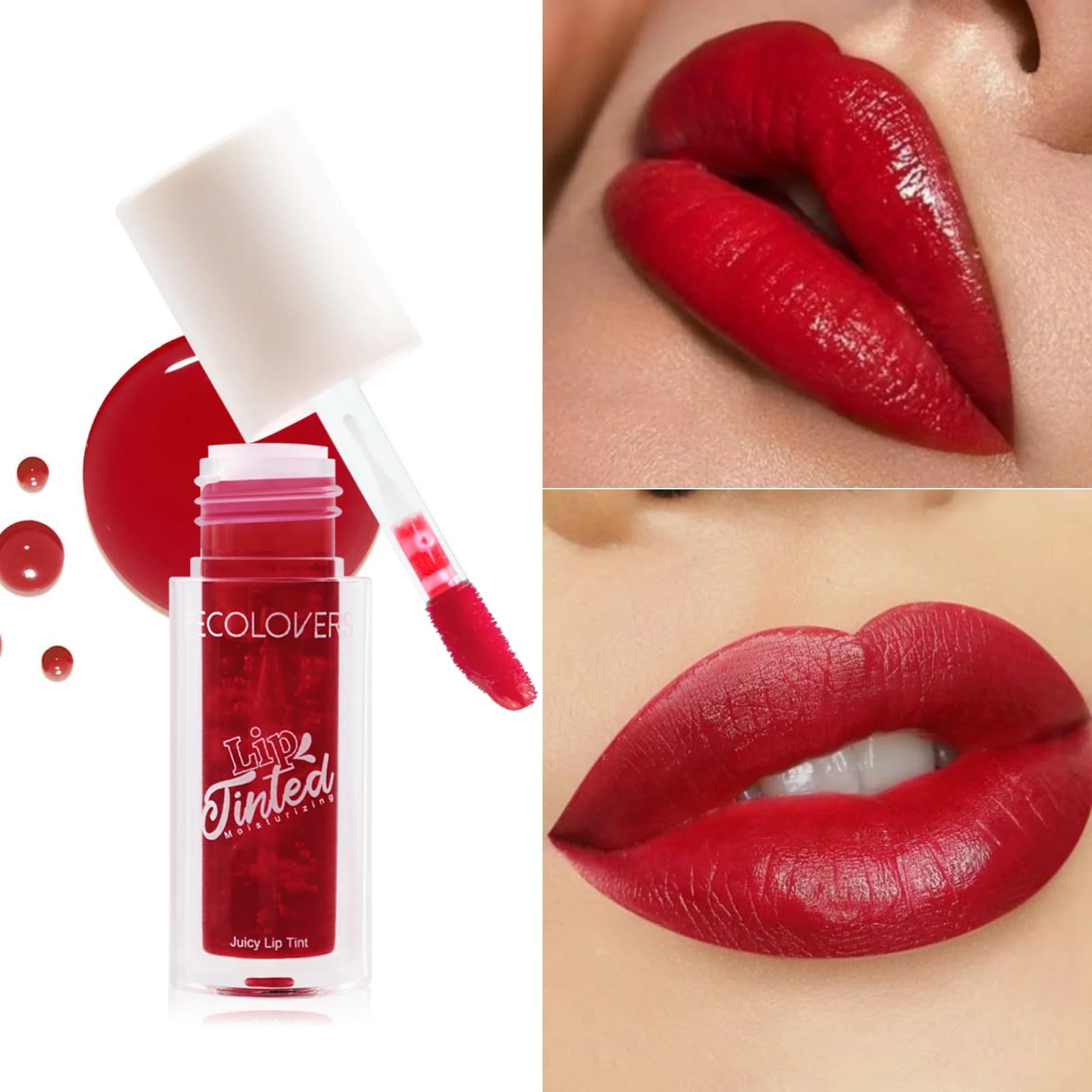 Tinta Labbra al Succo di Frutta, Rossetto Liquido e Blush 2 in 1, Impermeabile, Lunga Durata, Colorazione Labbra e Guance, 1 Pezzo