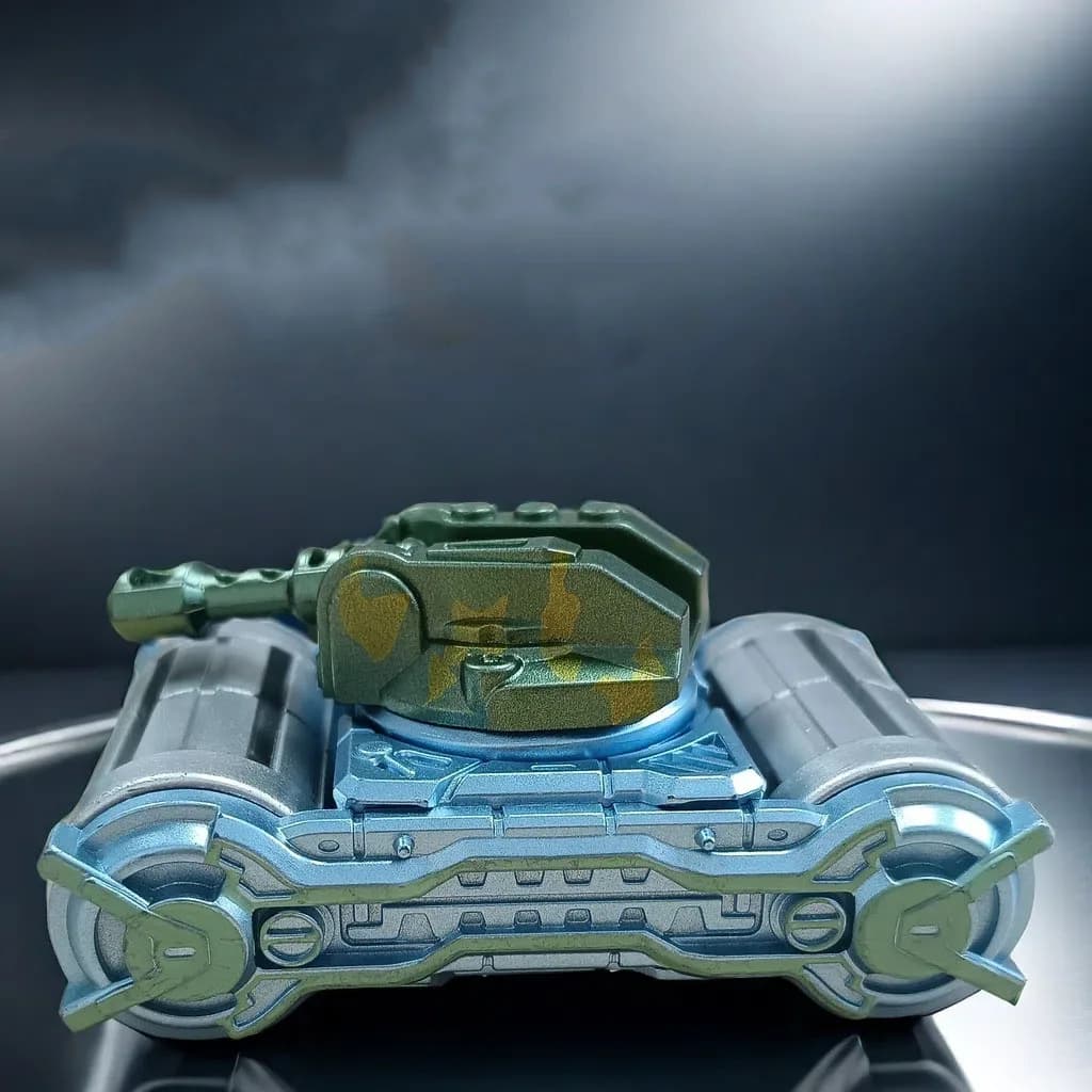 Mini Tank Fidget Spinner Giroscopio meccanico con punta delle dita Rotazione deformabile Giocattolo anti-ansia per bambini Giocattolo antistress per adulti