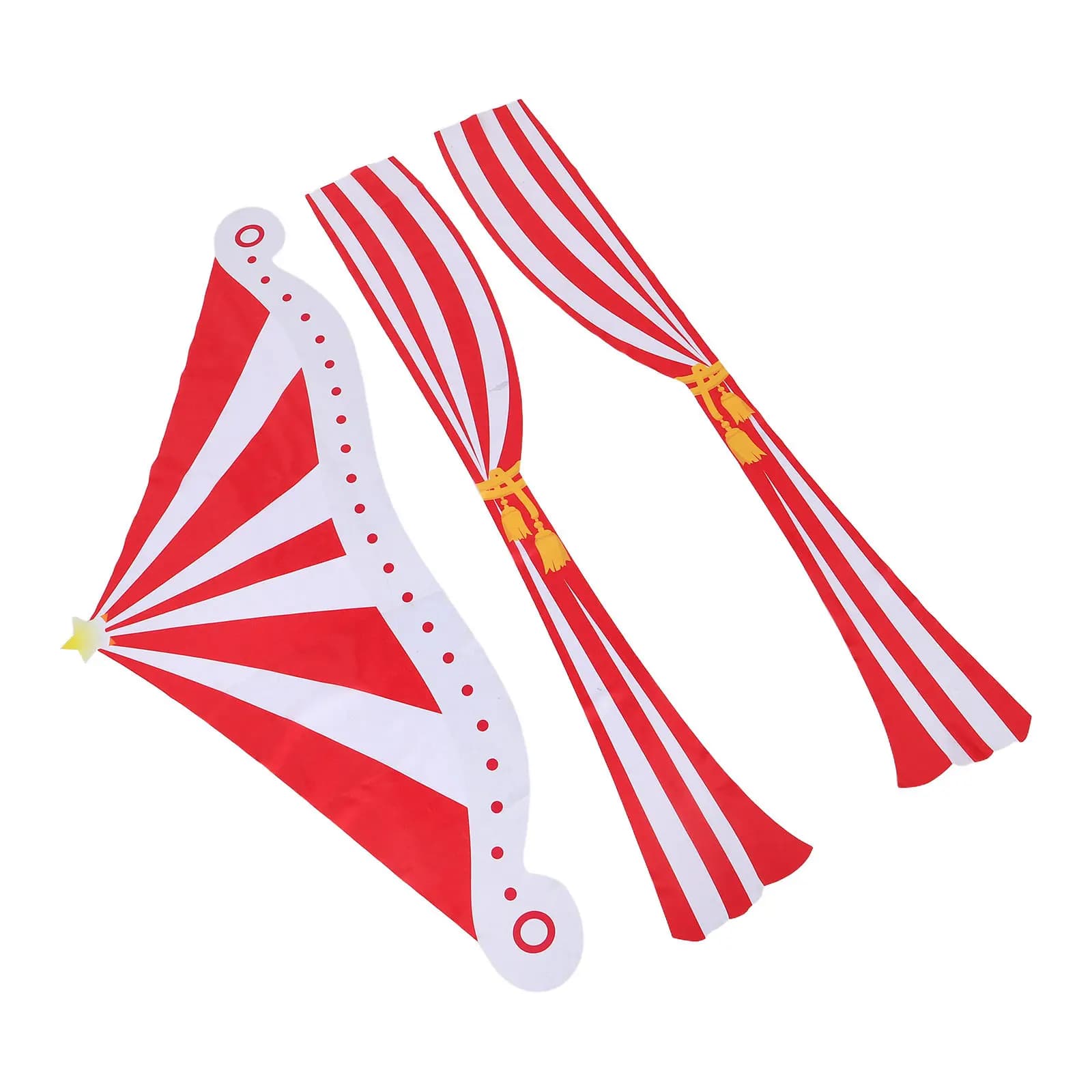 Sfondo a Tema Carnevalesco, Tenda a Strisce Rosse e Bianche per Circo, Decorazione per Feste, Photo Booth, Compleanni e Festival