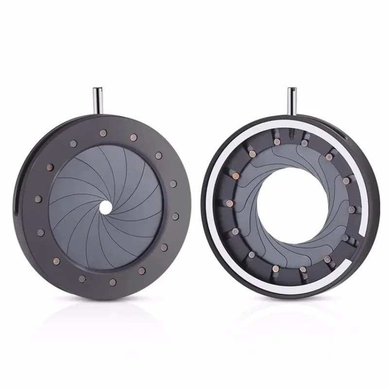 Modulo membrana ottica con diaframma dell'iride da 1,5-25 mm Staffa M4 con apertura manuale regolabile opzionale per fotocamera laser per microscopio