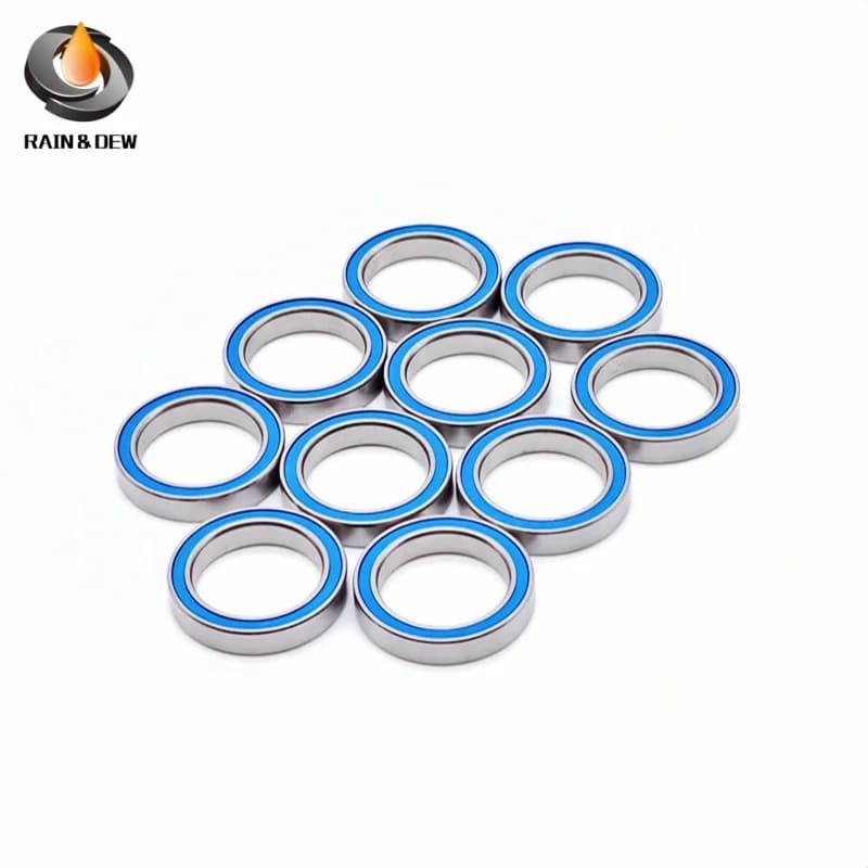 6702RS ABEC-7 Bearing 15x21x4 mm 10PCS Hobby Electric RC Car Truck 6702 RS 2RS Ball Bearings 6702-2RS Blue Sealed