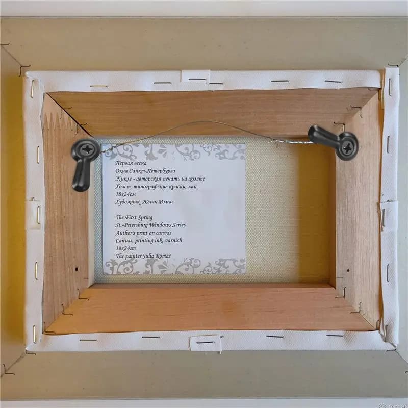 AA49 300 Stops in Bottone for Frames and 300 Screws for Crafts, Hanging, Drawing, Black