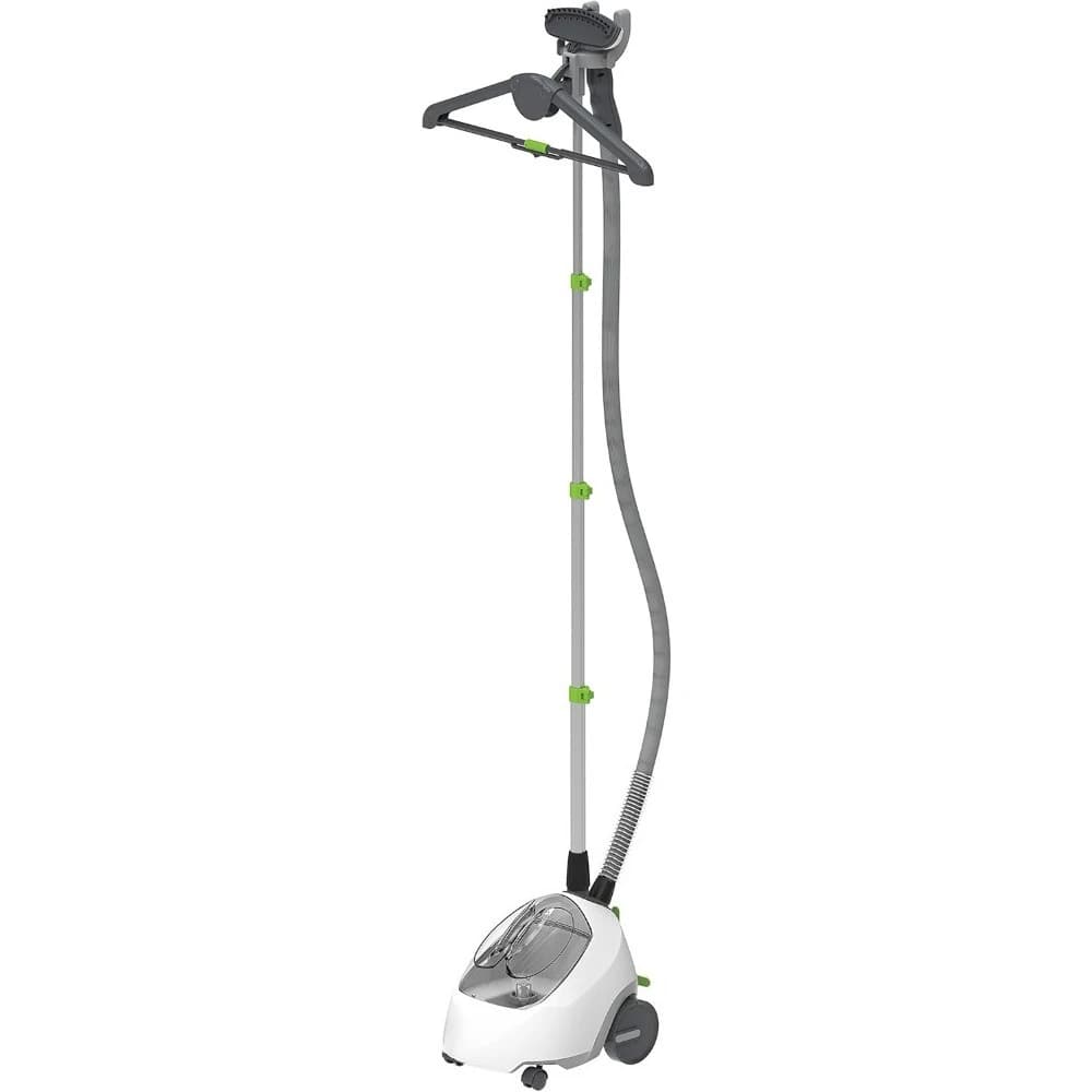 Vaporiera in tessuto a grandezza naturale con tubo isolante Appendiabiti Spazzola in tessuto Riscaldamento rapido Serbatoio dell'acqua da 70 once Vapore senza sostanze chimiche