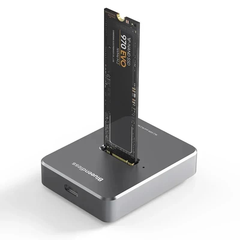 Blueendless SSD esterno per disco rigido Custodia SSD M.2 10 Gbps Lettura online Velocità di scrittura Custodia SSD per Docking station M.2 NVMe