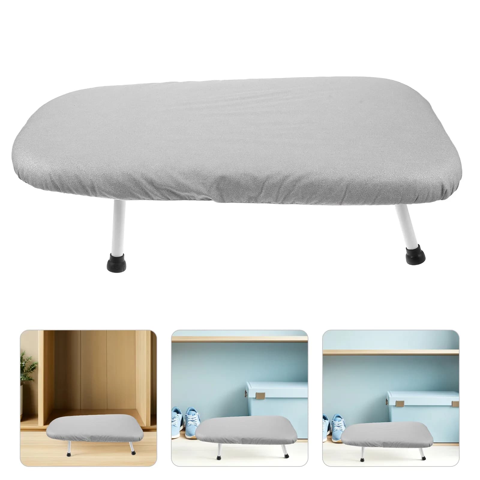 Folding Table Top Ironing Board Portable Mini Ironing Pad with Cotton Cover Breathable Base Sturdy Structure for Small Spaces