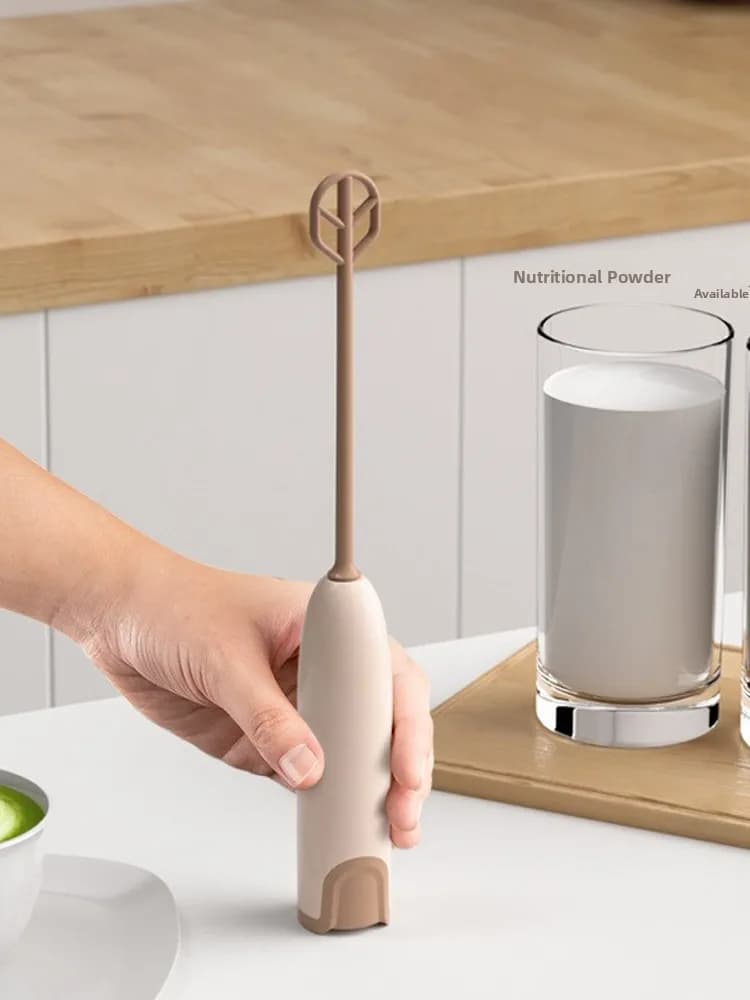 Frusta in Acciaio Inossidabile per Schiuma di Latte, Polvere Nutrizionale, Polvere di Matcha, Polvere di Cacao, Polvere Proteica