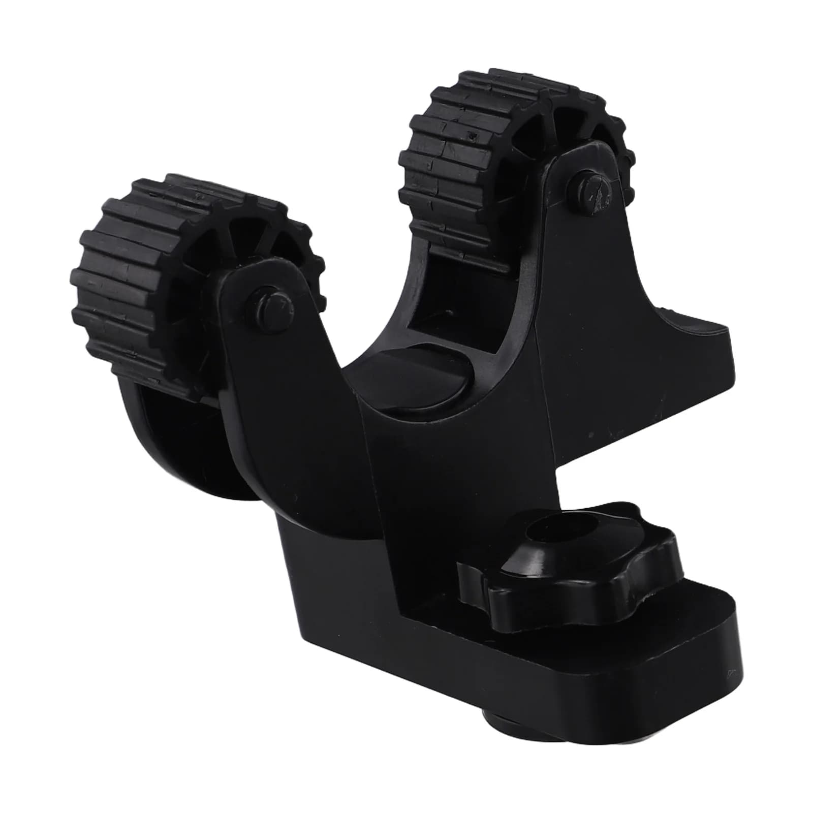 Paddle Holder for Kayak For Fishing Track Mount Accessories Easy Paddle Storage with Rubber Rollers and Adjustable Hand Knob