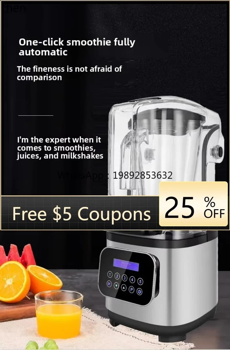 Kitchen Robot Blender Silent grinder for soy milk juicer No filter needed