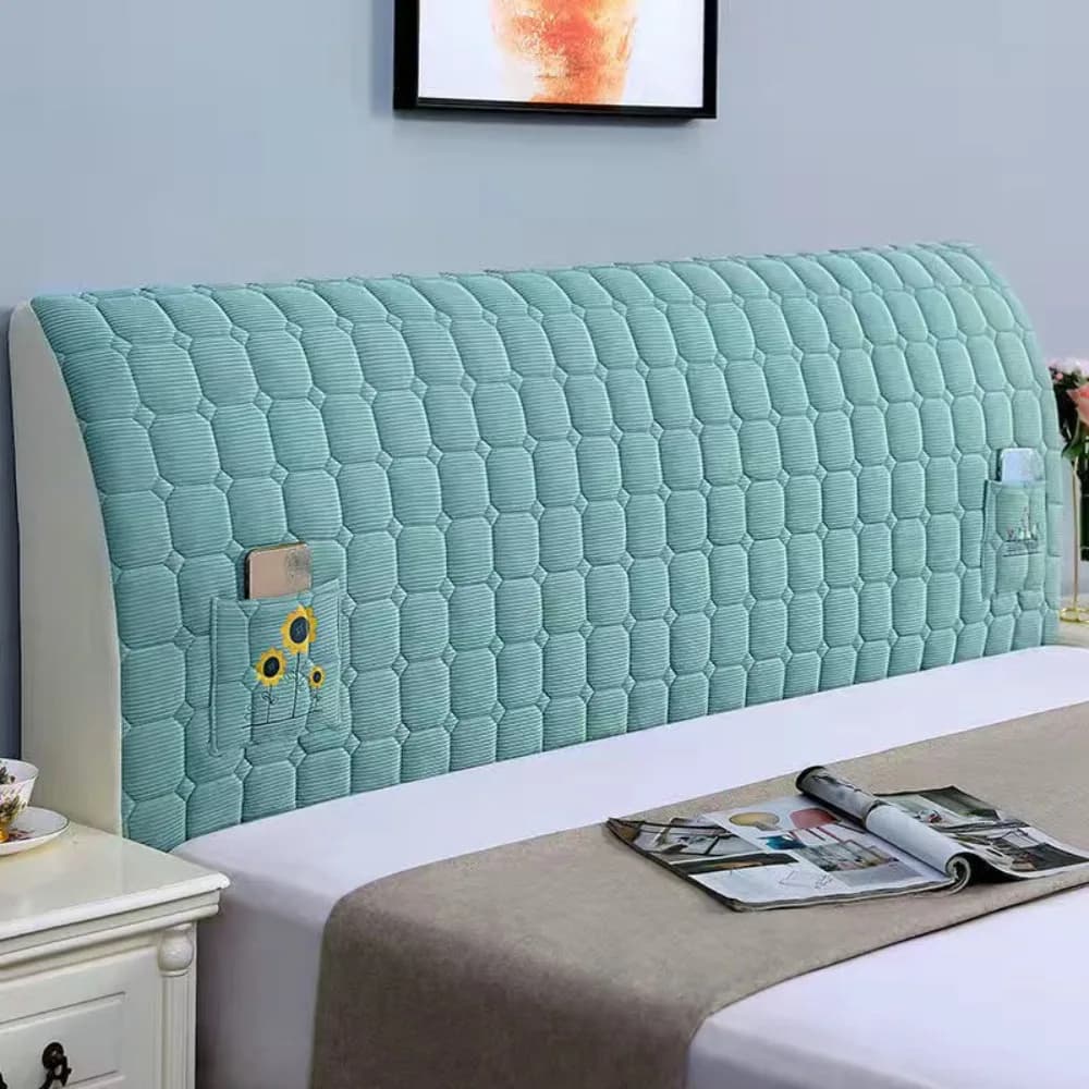 Anti-Collision Bedhead Cover Thickened All Inclusive Bed Head Slipcover Dustproof Minimalist Dust Protection Cover Bedroom