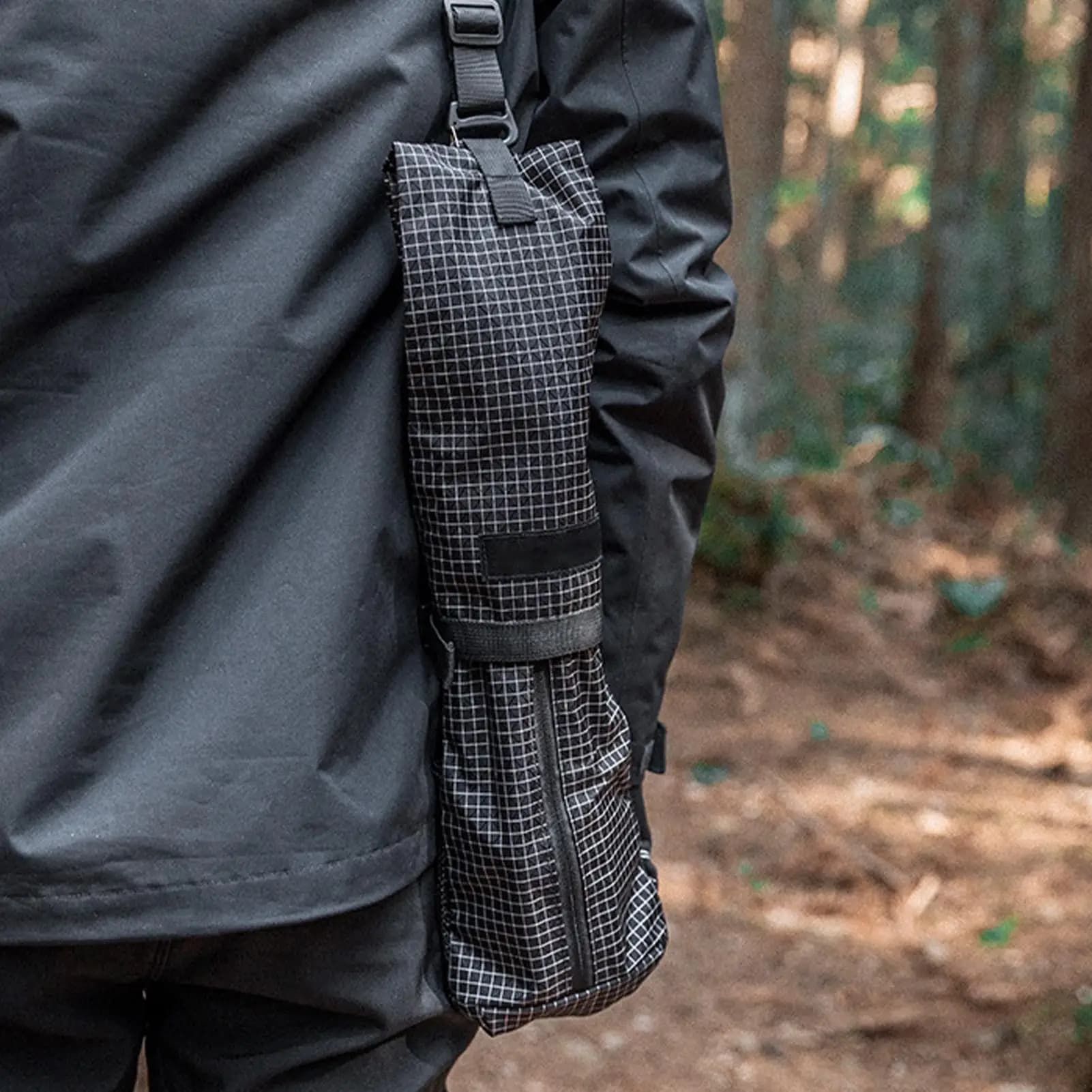Handbag for trekking poles Handbag for trekking poles with zipper Multifunctional transport bag for trekking with backpack