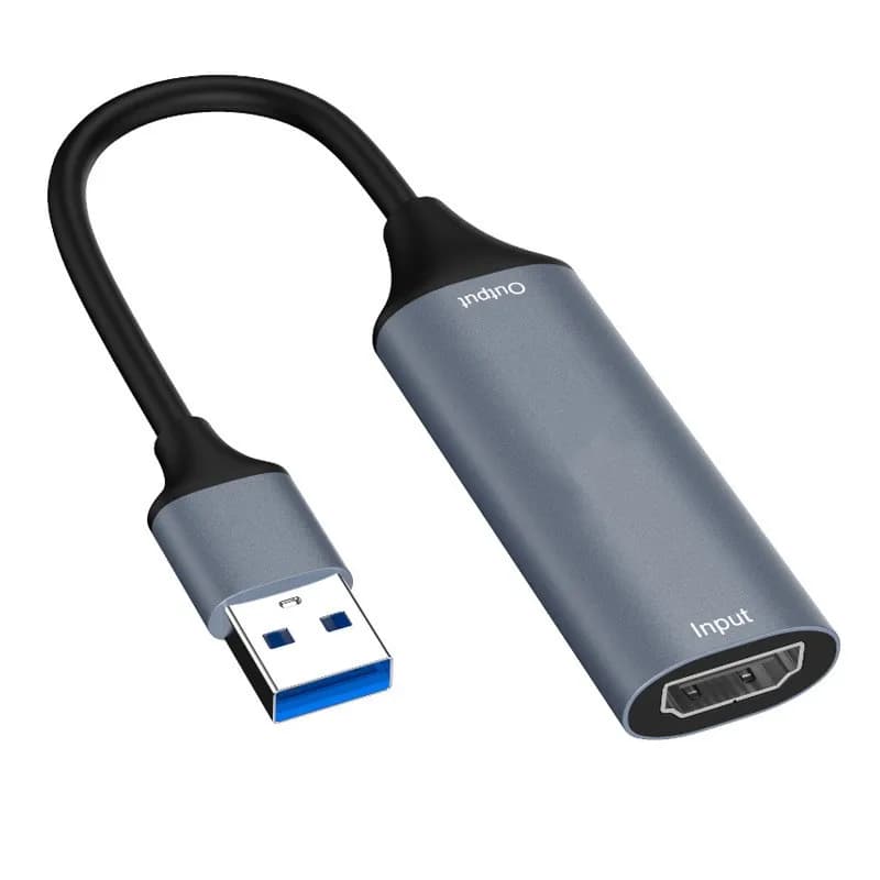 Scheda di acquisizione video USB 3.0 HDTV 1080/60Hz per giochi, registrazione per Switch, Xbox, PS4/5, streaming live e trasmissione