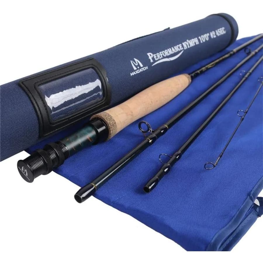 Canna da pesca a mosca Performance Nymph in 2/3/4wt: 10 piedi/11 piedi, carbonio IM10, manico in sughero AAA, tubo per asta e set combinato disponibile