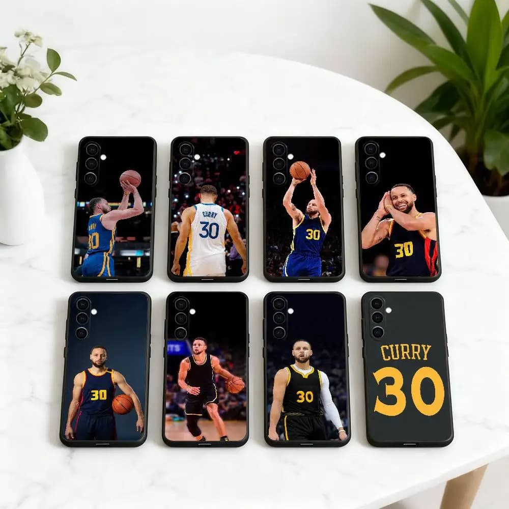 Phone Case BASKETBALL S-Stephen C-Curry 30 SC for Samsung Galaxy A73,A72,A71,A70,A53,A52,A51,other soft black enclosures