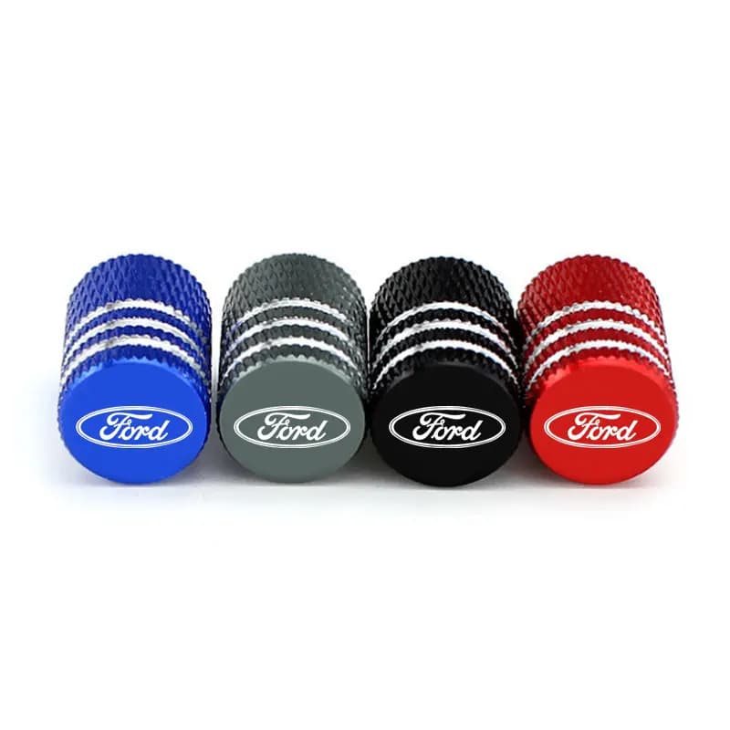 Auto Rubber Valve Airdust Alloy Carpets Waterproof Wheel Cover for Ford Focus Mondeo mk4 mk5 Ranger Fusion Kuga Auto Accessories