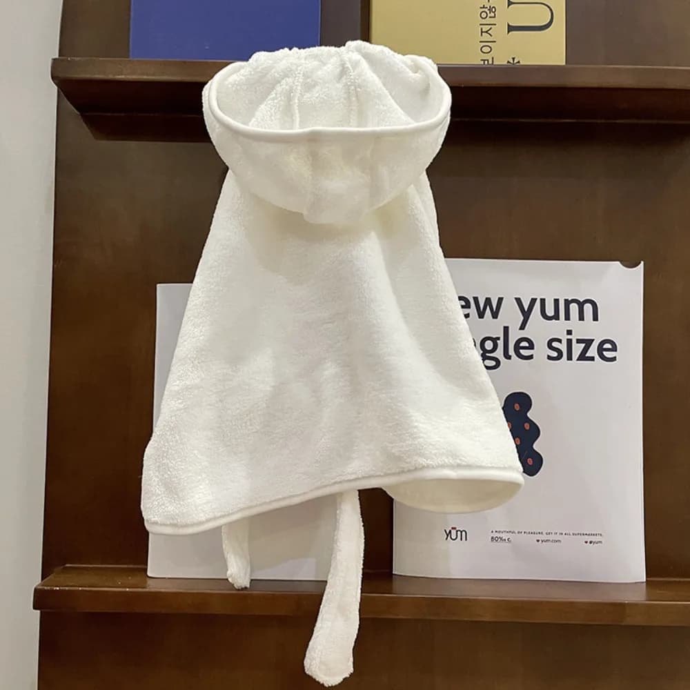 Super Absorbent Pet Bathrobes Thickened Quick Drying Dog Bath Robe Soft Anti-Cold Pet Wash Towels Grooming Salon