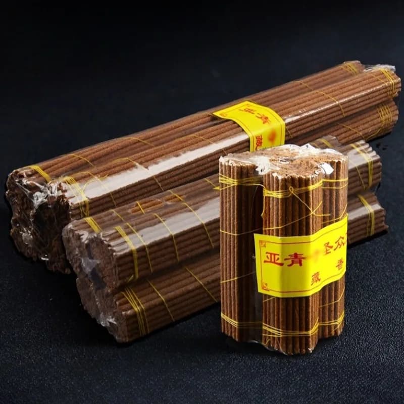 4 pacchi/borsa Bastoncini di incenso tibetano Materie prime naturali Templi per interni domestici Culto Benedizioni di Buddha Purificano l'aromaterapia