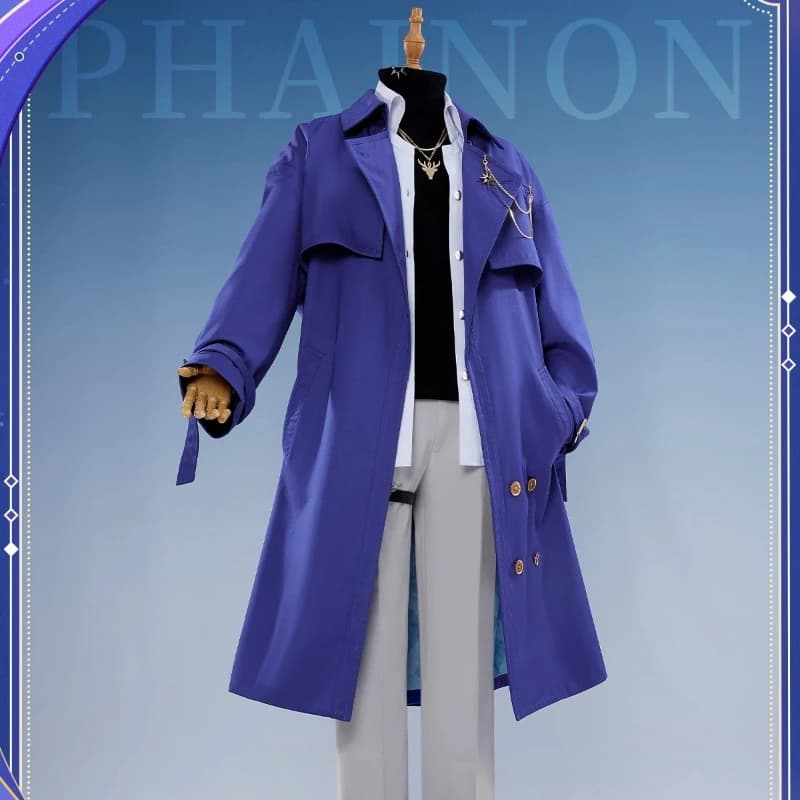 In Stock Anime Game Honkai: Star Rail X Luckin Coffee Cos Phainon Unisex 2026 Trousers Coats Accessorie Cosplay Costumes
