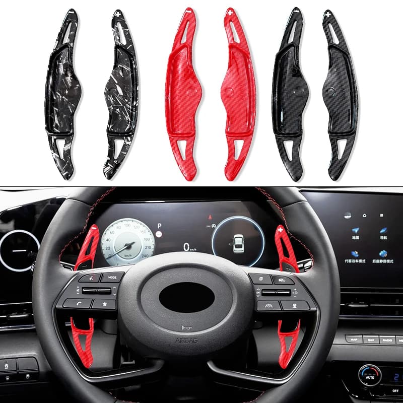 Volante dell'auto Shift Paddle Shifter Estensione Per Hyundai Sonata Elantra 2021-2023 Tucson Genesis G70 ABS Shift Paddle