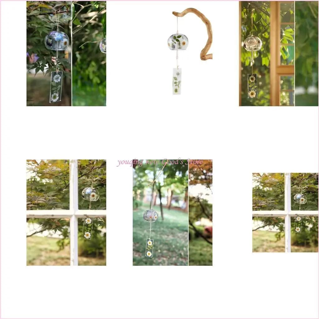 57QA Wind Chimes Silicone Resin Molds Epoxy Resin Mold Japanese Glass Wind-Bell Mold for DIY Crafts Home Decorations