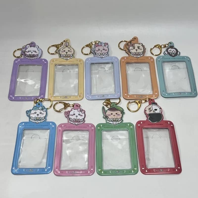 Porta Carte Anime Chiikawa Usagi Hachiware - Custodia Protettiva per Carte da Tre Pollici della Serie Ragazza Magica Carina