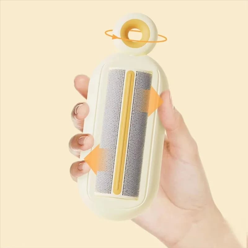 ABFY-Spazzola portatile per levapelucchi, rullo in gel appiccicoso per vestiti e peli di animali domestici, efficiente strumento per la pulizia della polvere e dei peli