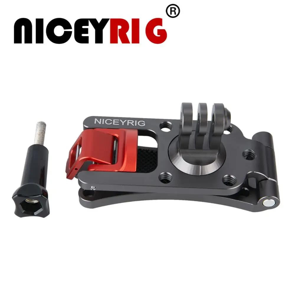 Niceyrig Backpack Support with Quick Hook Clamp for DJI Osmo Pocket Gopro Series Yi 4K Action Cameras