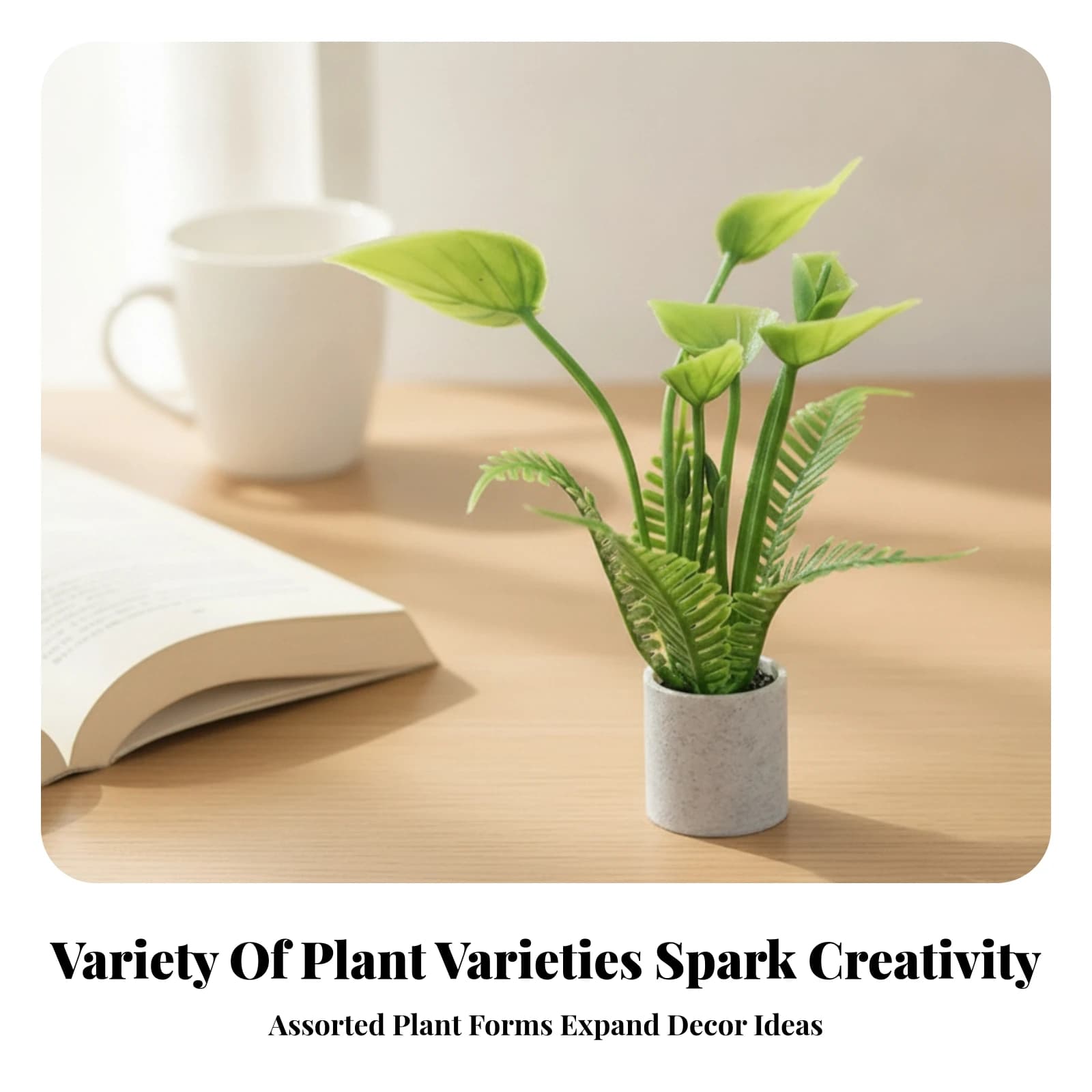 Dollhouse Potted Plant Realistic Decorative Lifelike 1:12 Scale Plant Decoration Miniature Decor
