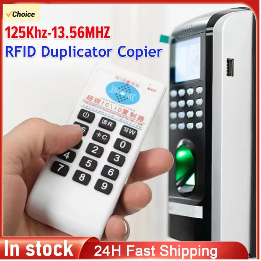 RFID NFC IC Card Reader & Writer 125Khz-13.56MHZ Access Tag duplicatore palmare RFID Smart Card Reader RFID Duplicator Copier