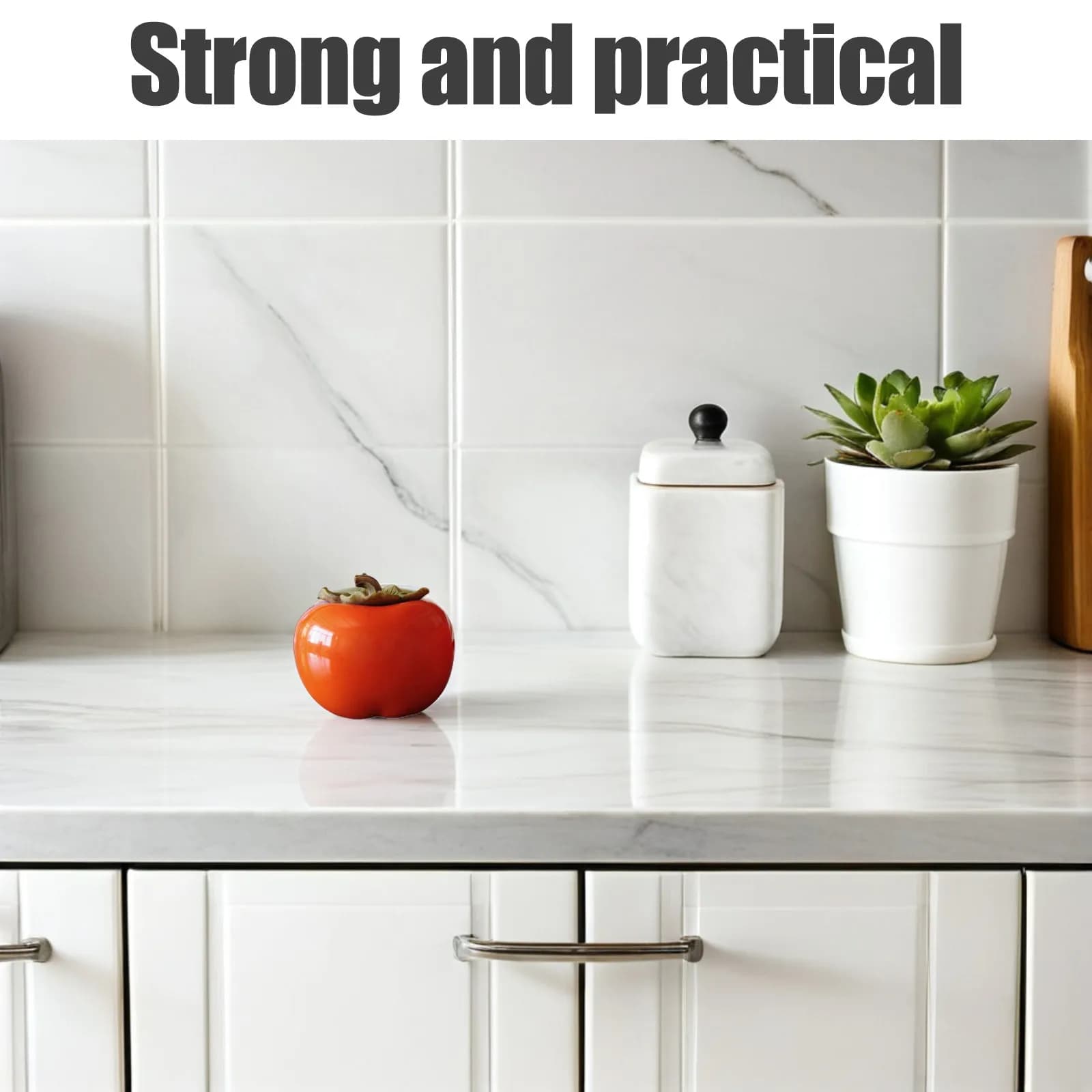 2Pcs Persimmon-Shaped Ceramic Storage Jar Orange High-Quality Sealed Food Canister for Tea Dried Fruits Nuts Coffee Candy Honey