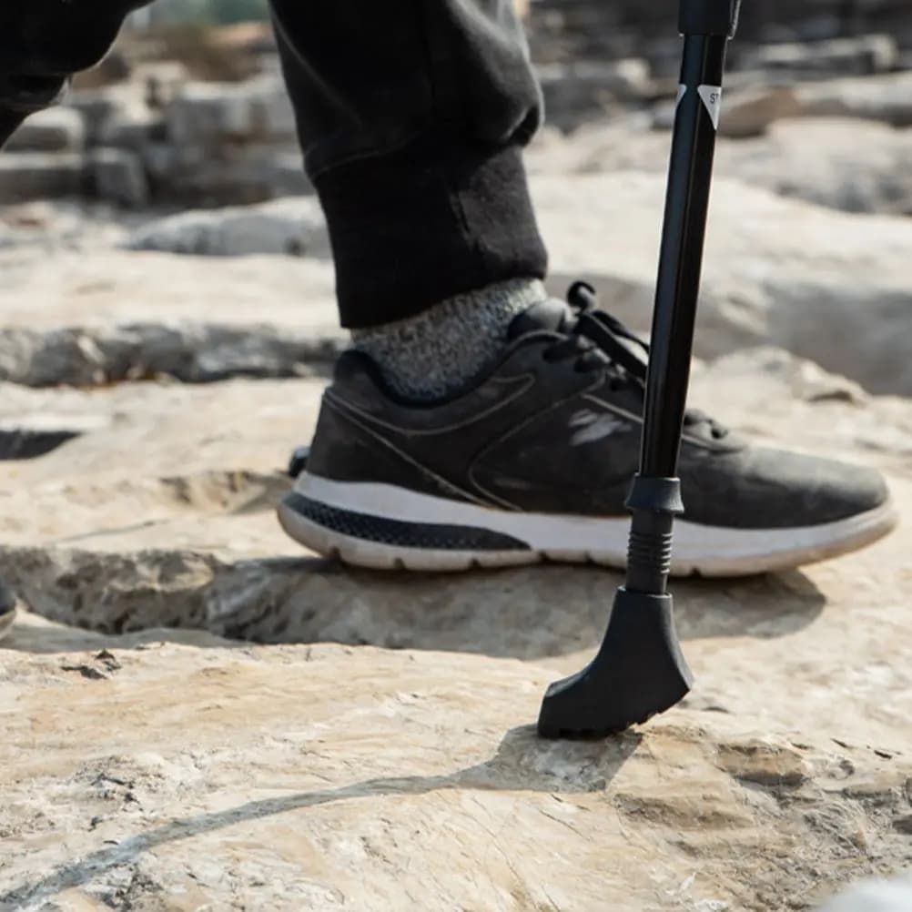 Set di 3 Copritrecci Premium in Gomma Antiscivolo per Bastoni da Trekking, Protezione per la Punta dei Bastoni da Escursionismo e Arrampicata