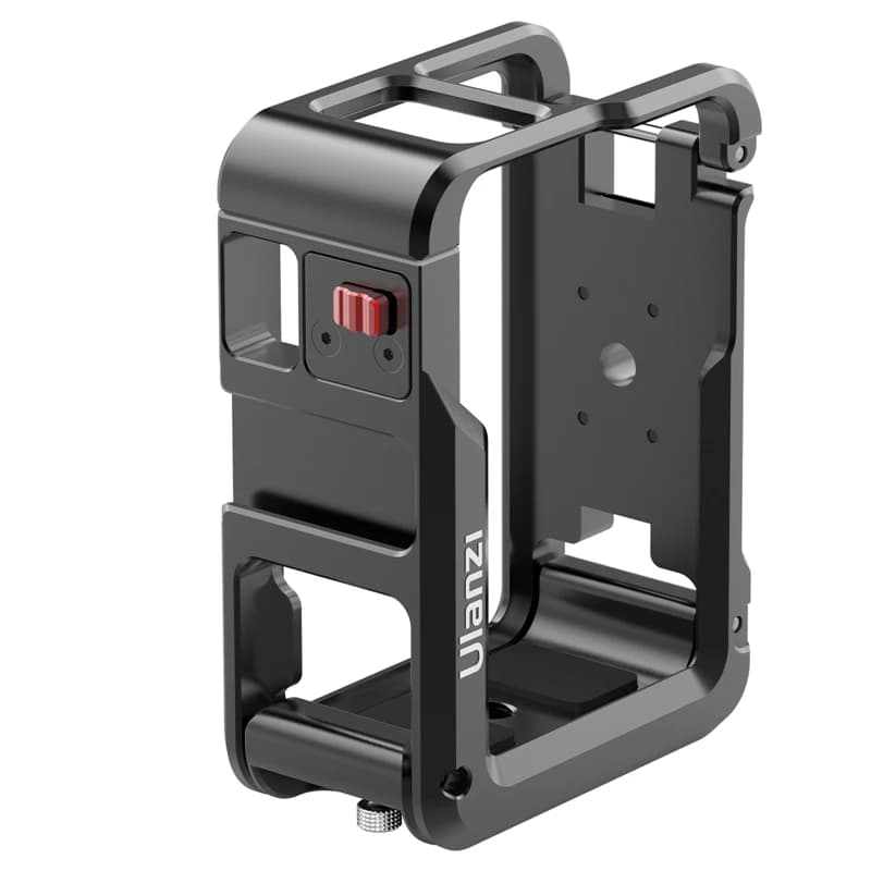 Ulanzi Custodia protettiva completa per DJI OSMO ACTION 5 4 3 Gabbia metallica Supporto pieghevole a sgancio rapido con pattino freddo