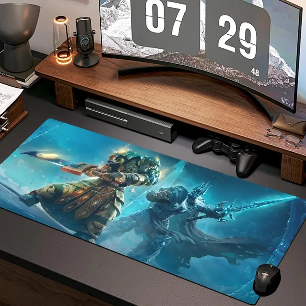 Tappetino per mouse Game World of Warcraft, nuovo tappetino per computer da casa XXL, tappetini da scrivania in gomma naturale, antiscivolo, accessori da gioco per ufficio.