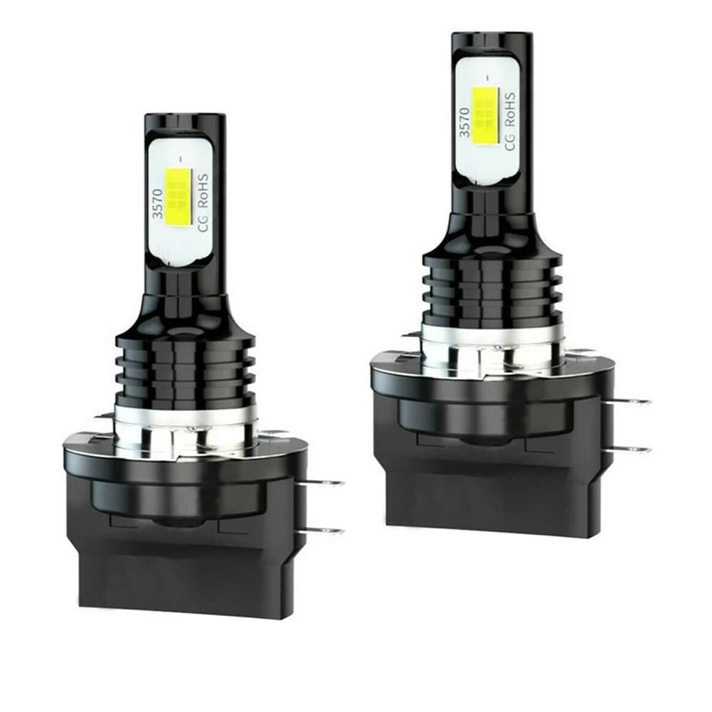 Lampadine LED H11B con Tecnologia CSP 10*5*5cm, Luci per Fari e Indicatori di Direzione, Durata 50.000 Ore, Illuminazione di Sicurezza per Veicoli