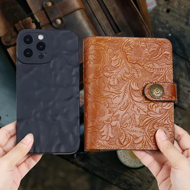 1pc Travel Passport Clip Cover Genuine Leather Pass Port Holder Lightweight Wallet Protection. Passports Protective Case