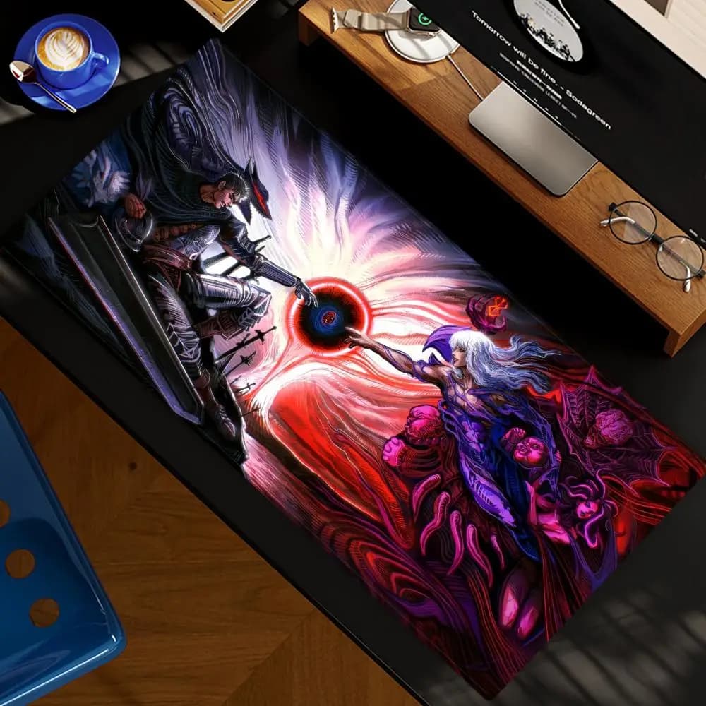 B-Berserk Guts Mouse Pad XXL Computer Accessories Large Keyboard Laptop Table Pad The New Product Gamer Gaming