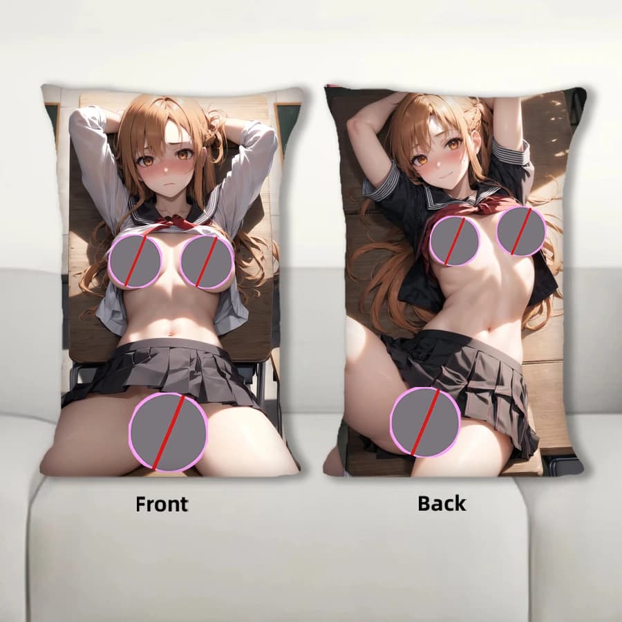 Dakimakura Yuuki Asuna Anime Cuscino per divano Federa per cuscino per il corpo Federa per cuscino da letto con stampa su doppio lato