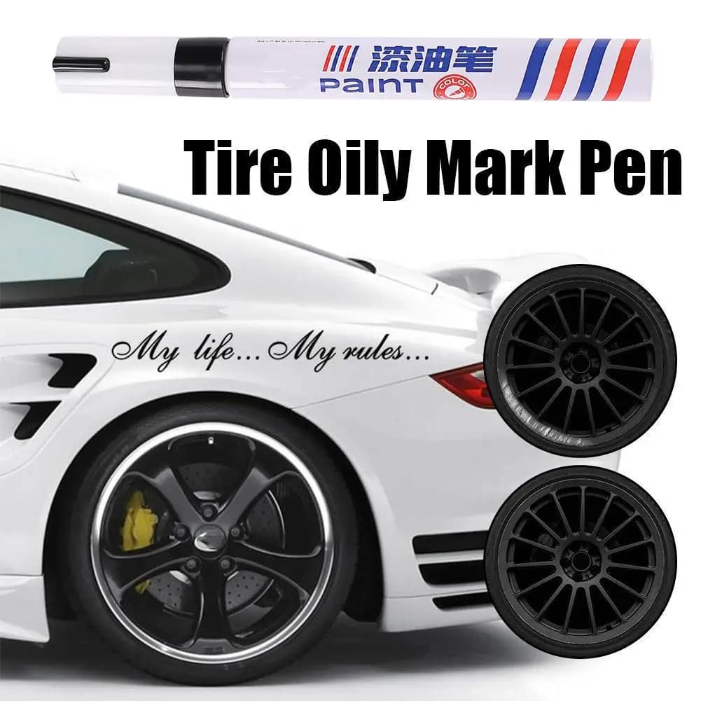 Car Scratch Repair Paint Pen Quick-drying Waterproof Metal Touch-up Pens Oil-based Marker Pen Set Auto Scratch Remover Pens